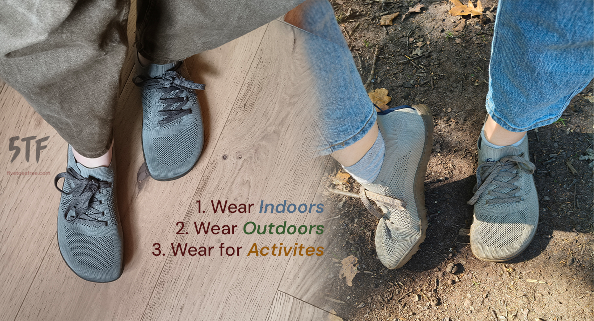 how to start wearing barefoot shoes