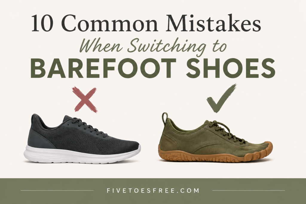 10 Common Mistakes People Make When Switching To Barefoot Shoes (And How to Avoid Them!)