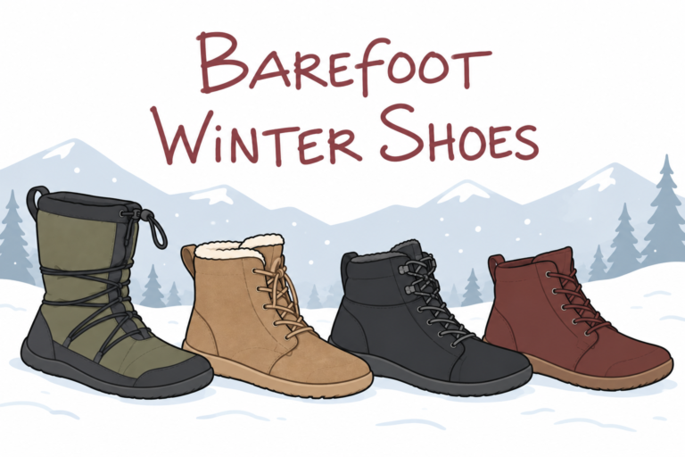 Barefoot winter shoes