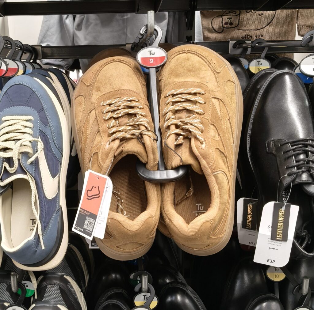 Sainsbury's adult barefoot trainers
